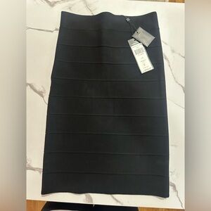 BCBGMaxAzria Black Pencil Skirt
